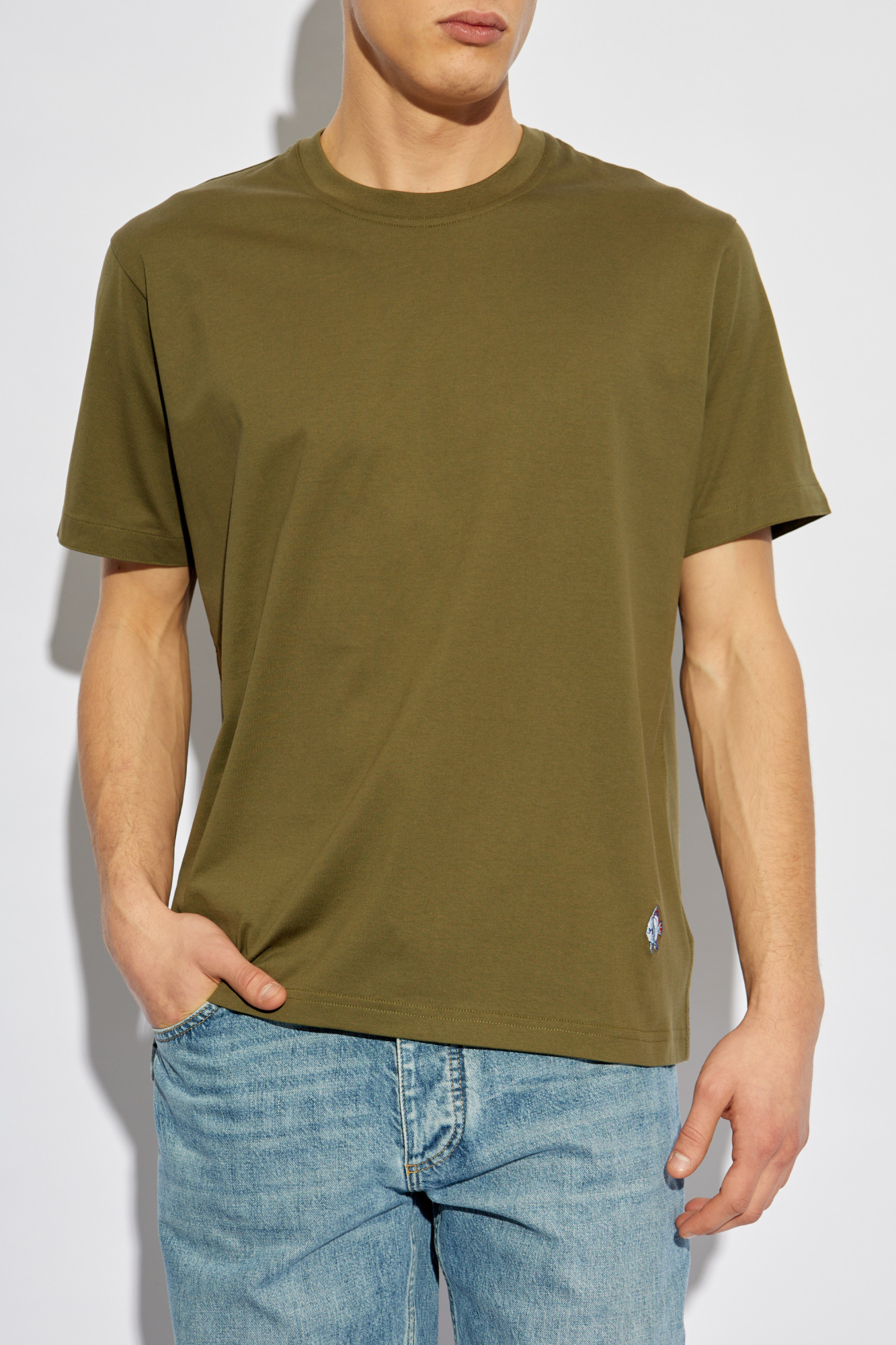 Bottega Veneta Crewneck T-Shirt in Light Blue | LN-CC